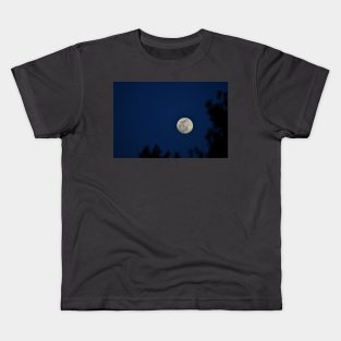 Bordered Full Moon Kids T-Shirt